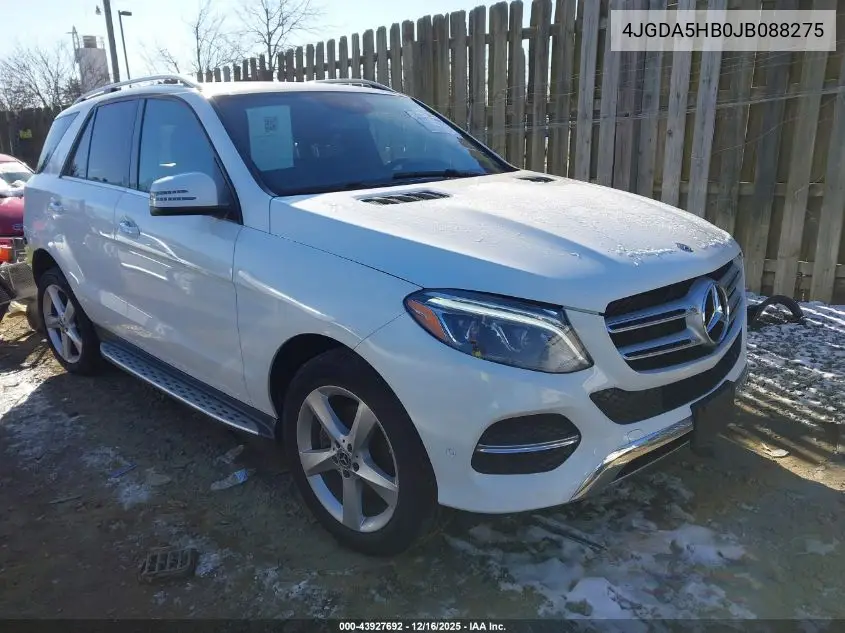 4JGDA5HB0JB088275 2018 Mercedes-Benz Gle 350 4Matic