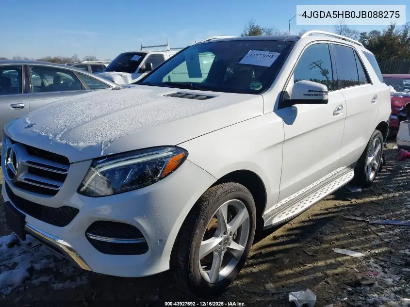 4JGDA5HB0JB088275 2018 Mercedes-Benz Gle 350 4Matic