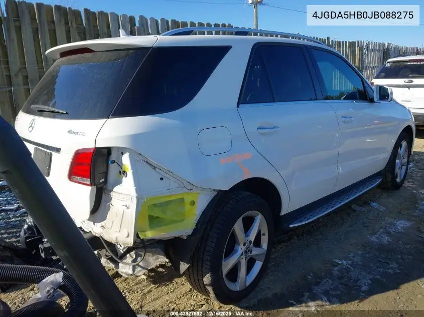 4JGDA5HB0JB088275 2018 Mercedes-Benz Gle 350 4Matic
