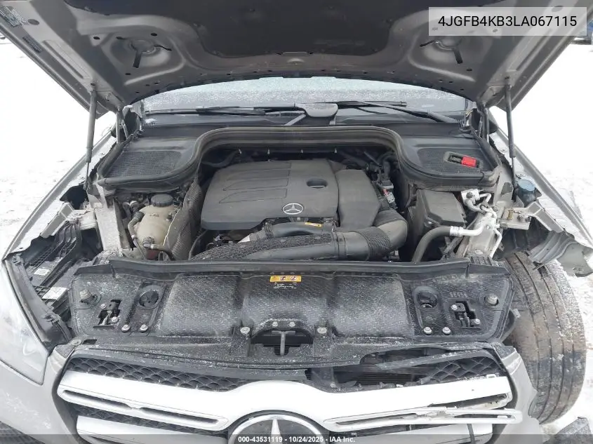 4JGFB4KB3LA067115 2020 Mercedes-Benz Gle 350 4Matic