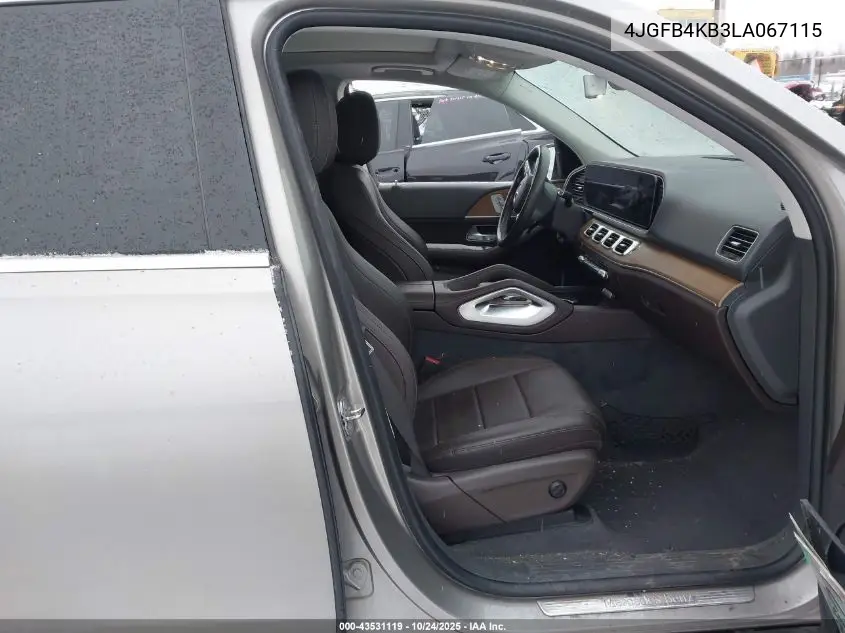 4JGFB4KB3LA067115 2020 Mercedes-Benz Gle 350 4Matic