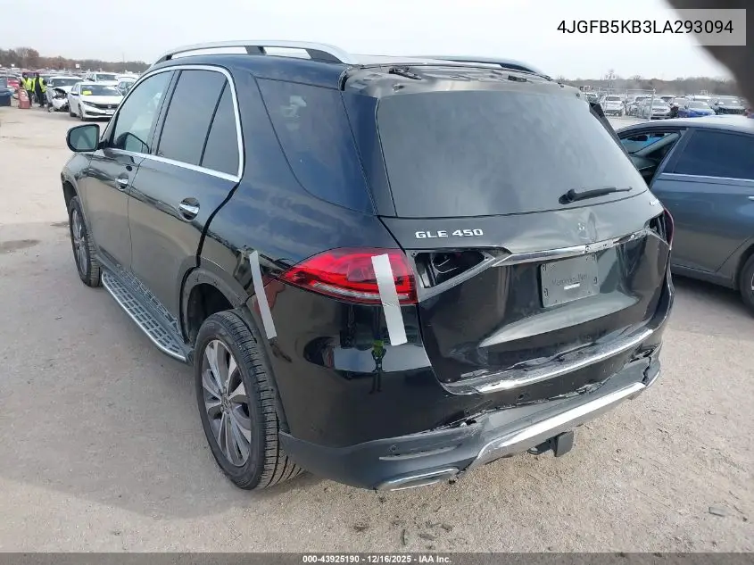 4JGFB5KB3LA293094 2020 Mercedes-Benz Gle 450 4Matic