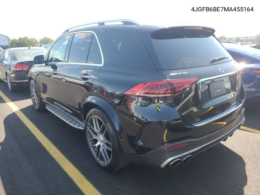 2021 Mercedes-Benz Gle Amg 53 4Matic VIN: 4JGFB6BE7MA455164 Lot: 40299184