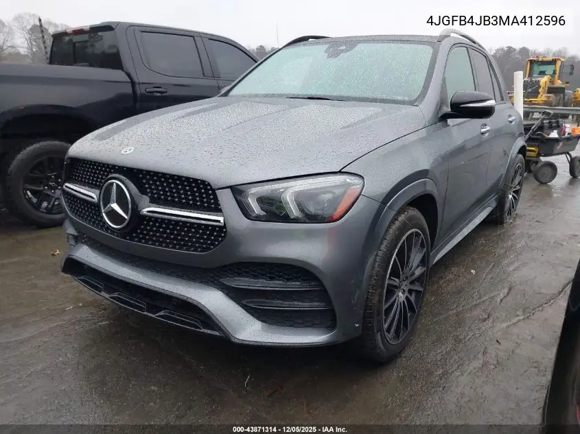 4JGFB4JB3MA412596 2021 Mercedes-Benz Gle 350