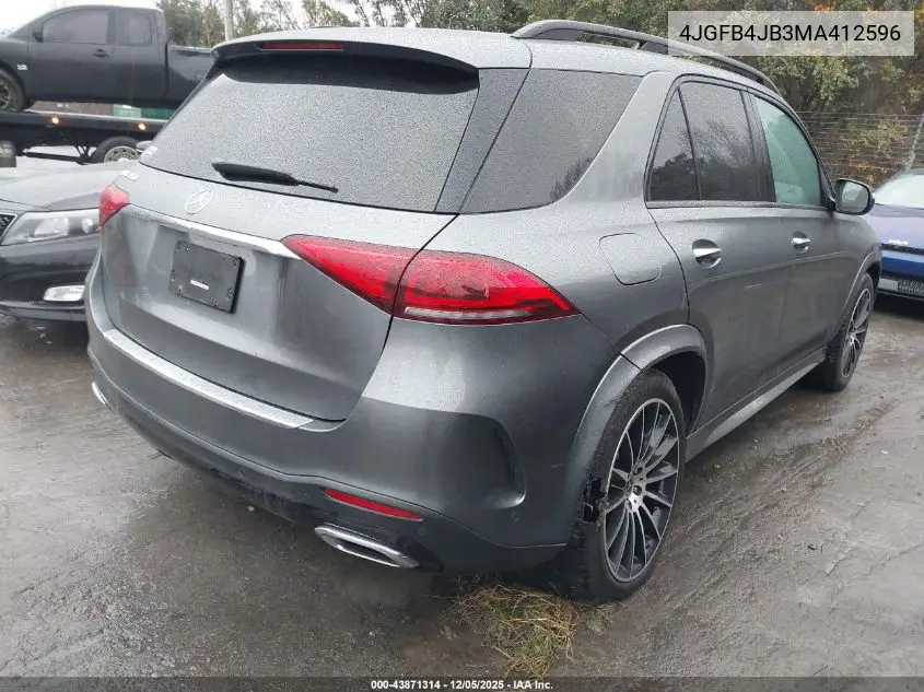 4JGFB4JB3MA412596 2021 Mercedes-Benz Gle 350