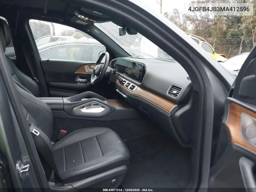 4JGFB4JB3MA412596 2021 Mercedes-Benz Gle 350