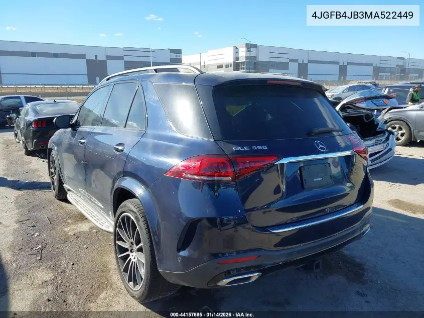 4JGFB4JB3MA522449 2021 Mercedes-Benz Gle 350