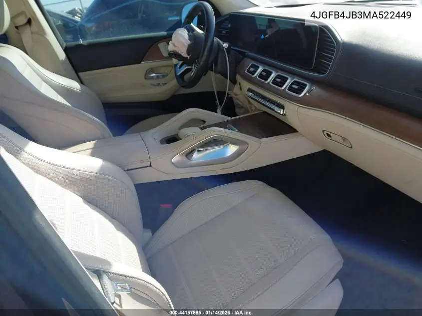4JGFB4JB3MA522449 2021 Mercedes-Benz Gle 350