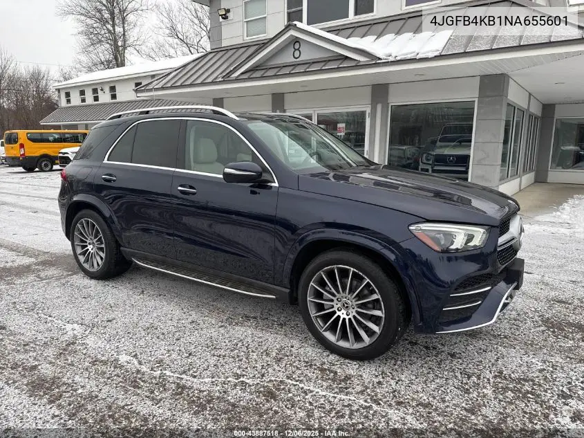 4JGFB4KB1NA655601 2022 Mercedes-Benz Gle 350 4Matic