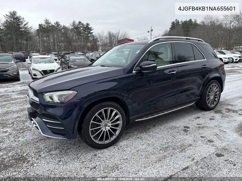 4JGFB4KB1NA655601 2022 Mercedes-Benz Gle 350 4Matic