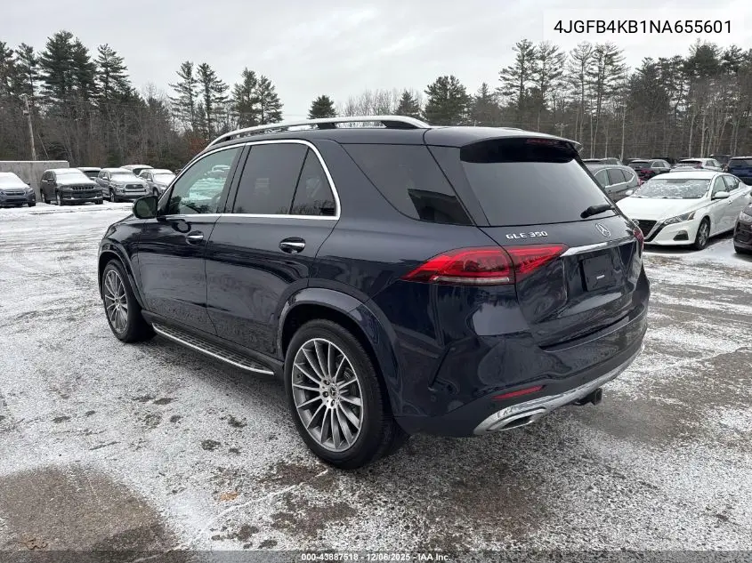 4JGFB4KB1NA655601 2022 Mercedes-Benz Gle 350 4Matic