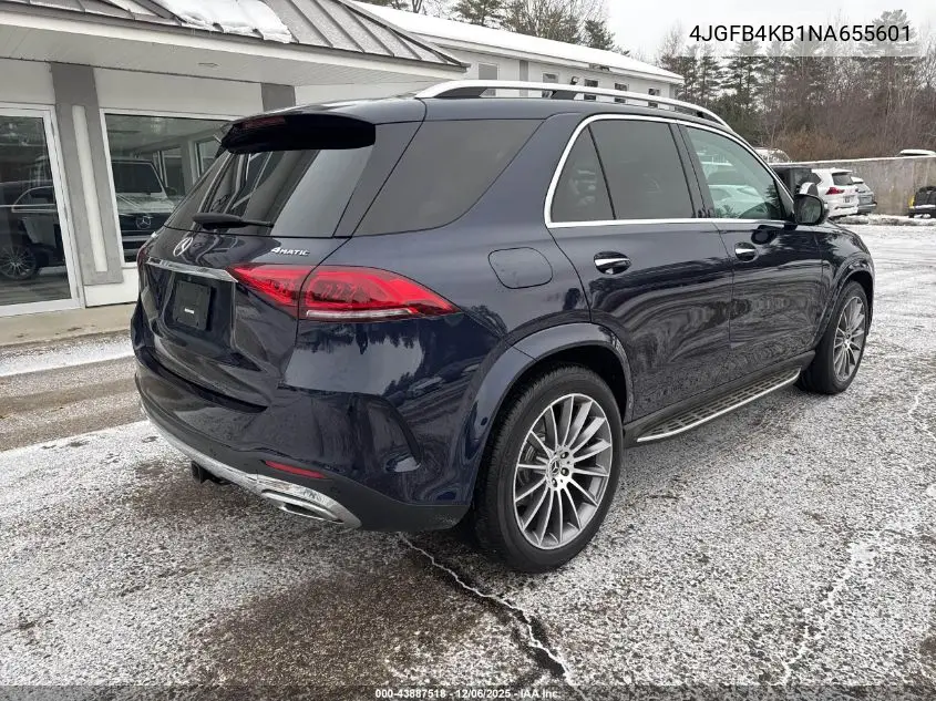 4JGFB4KB1NA655601 2022 Mercedes-Benz Gle 350 4Matic