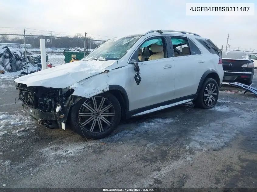 4JGFB4FB8SB311487 2025 Mercedes-Benz Gle 350 4Matic