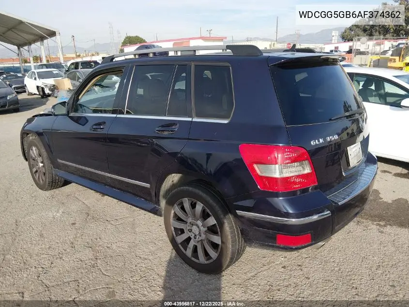 WDCGG5GB6AF374362 2010 Mercedes-Benz Glk 350