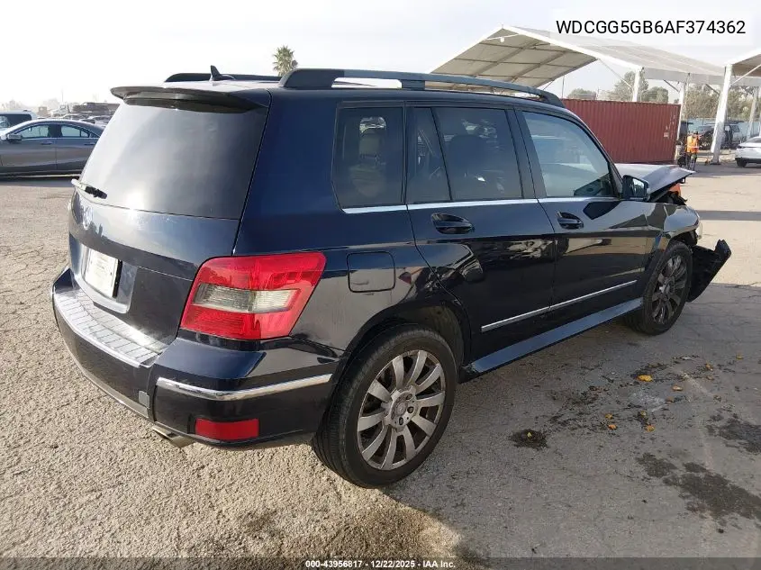 WDCGG5GB6AF374362 2010 Mercedes-Benz Glk 350