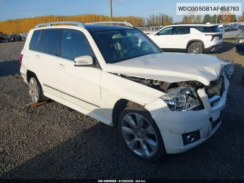WDCGG5GB1AF458783 2010 Mercedes-Benz Glk 350