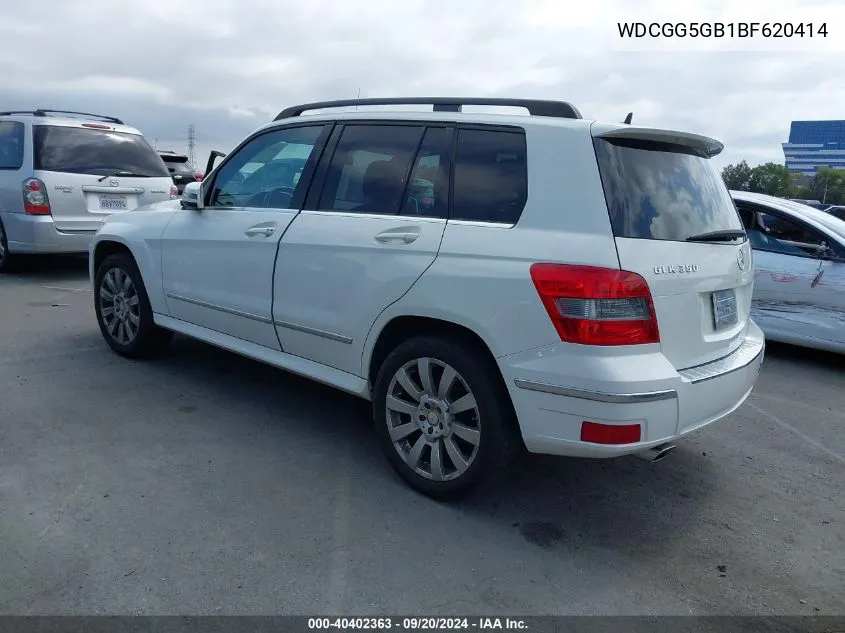 WDCGG5GB1BF620414 2011 Mercedes-Benz Glk 350