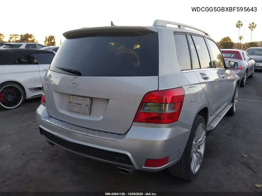 WDCGG5GBXBF595643 2011 Mercedes-Benz Glk 350