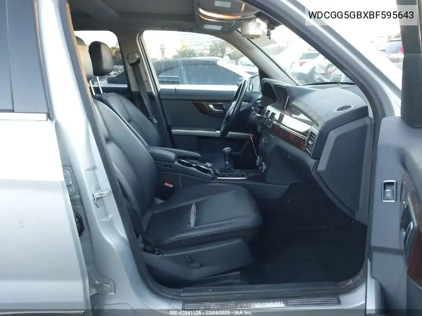 WDCGG5GBXBF595643 2011 Mercedes-Benz Glk 350