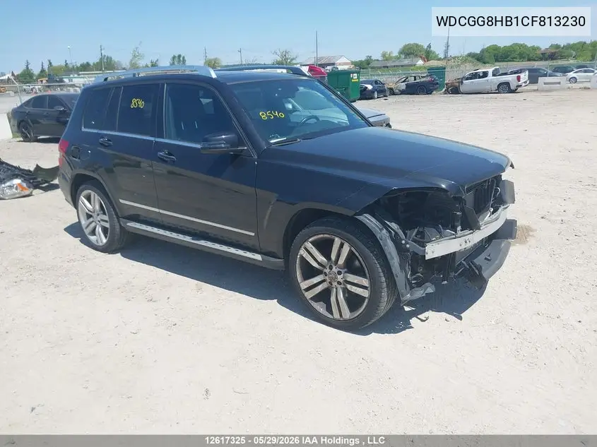 2012 Mercedes-Benz Glk 350 4Matic VIN: WDCGG8HB1CF813230 Lot: 12617325