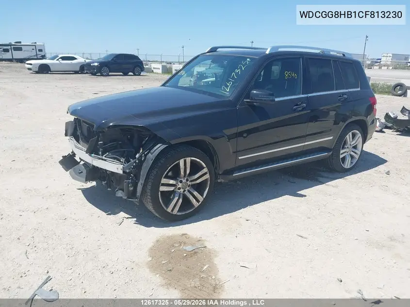2012 Mercedes-Benz Glk 350 4Matic VIN: WDCGG8HB1CF813230 Lot: 12617325