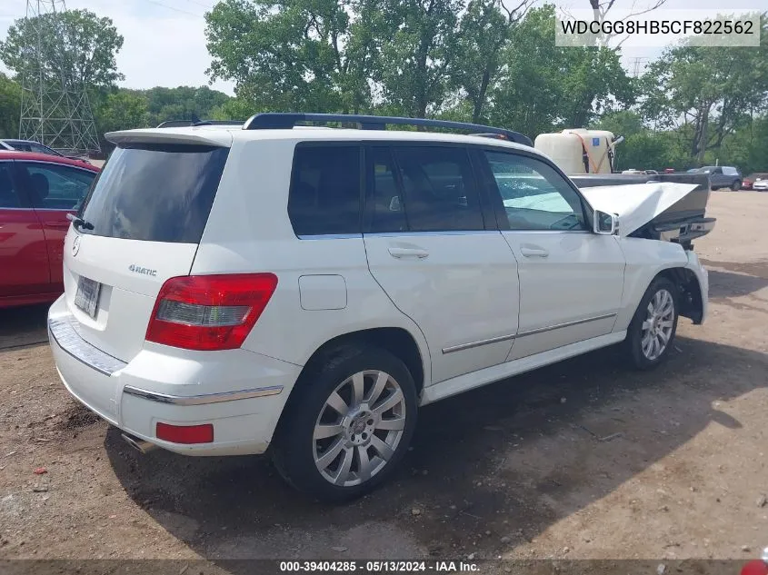 WDCGG8HB5CF822562 2012 Mercedes-Benz Glk 350 4Matic