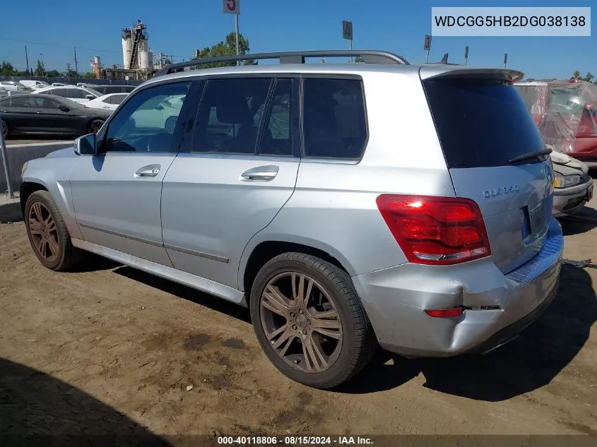 WDCGG5HB2DG038138 2013 Mercedes-Benz Glk 350