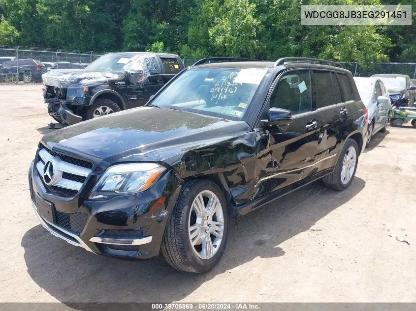 WDCGG8JB3EG291451 2014 Mercedes-Benz Glk 350 4Matic