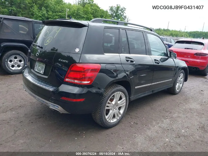 WDCGG8JB9FG431407 2015 Mercedes-Benz Glk 350 4Matic