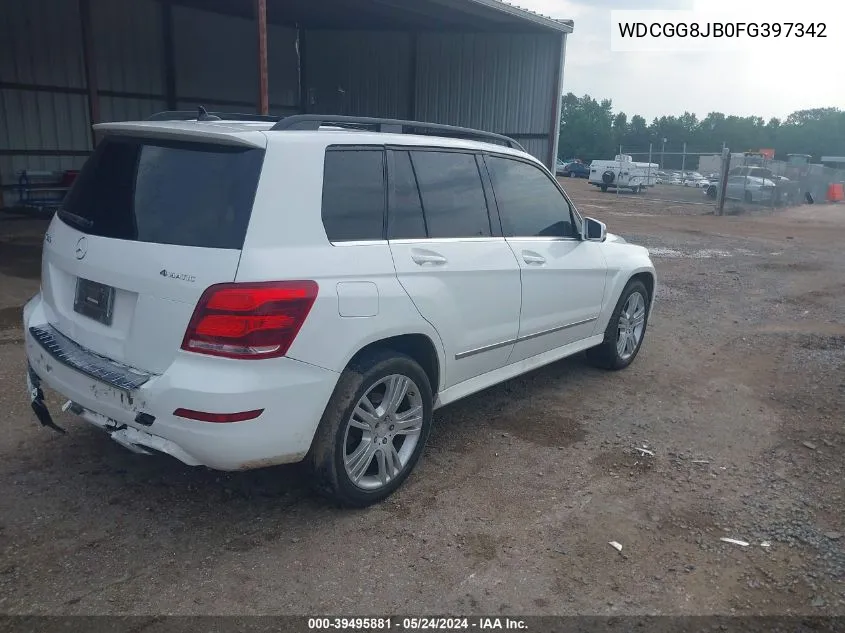 WDCGG8JB0FG397342 2015 Mercedes-Benz Glk 350 4Matic