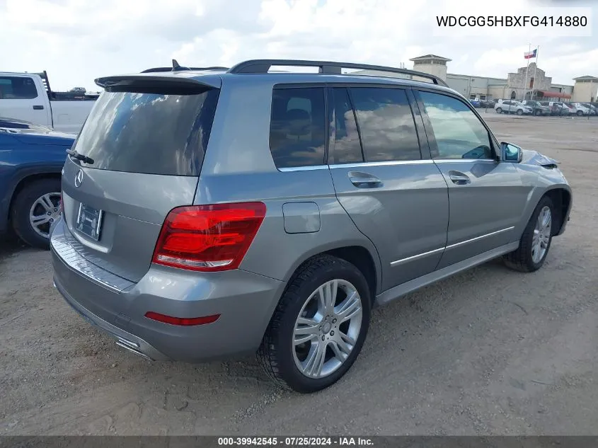 WDCGG5HBXFG414880 2015 Mercedes-Benz Glk 350