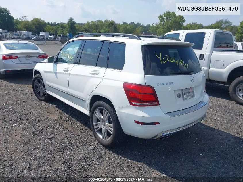 WDCGG8JB5FG361470 2015 Mercedes-Benz Glk 350 4Matic