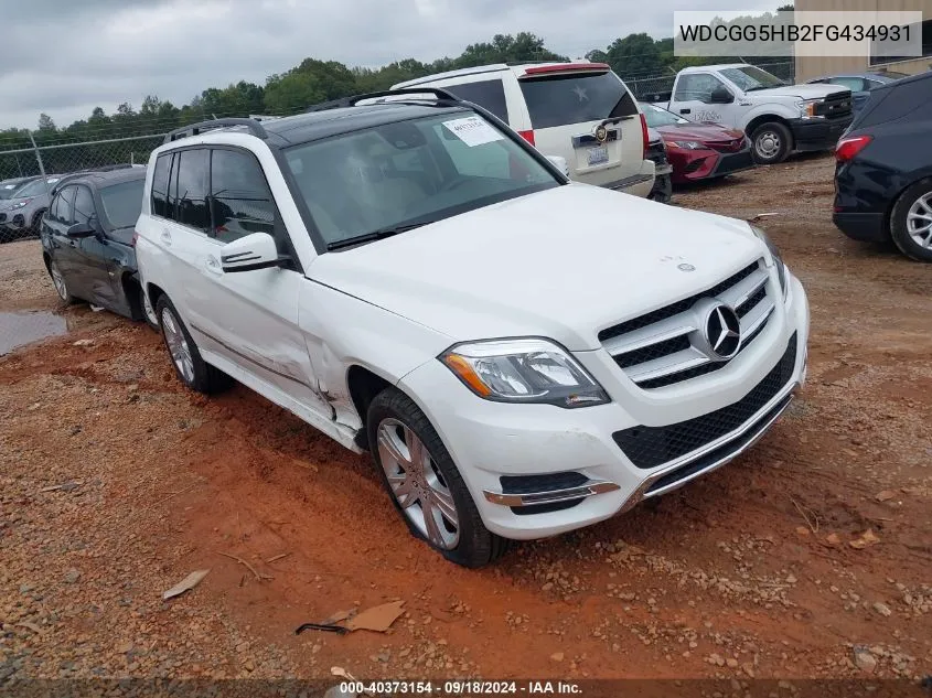 WDCGG5HB2FG434931 2015 Mercedes-Benz Glk 350