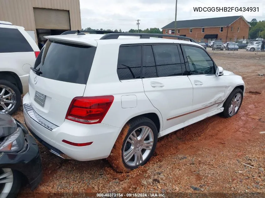 WDCGG5HB2FG434931 2015 Mercedes-Benz Glk 350