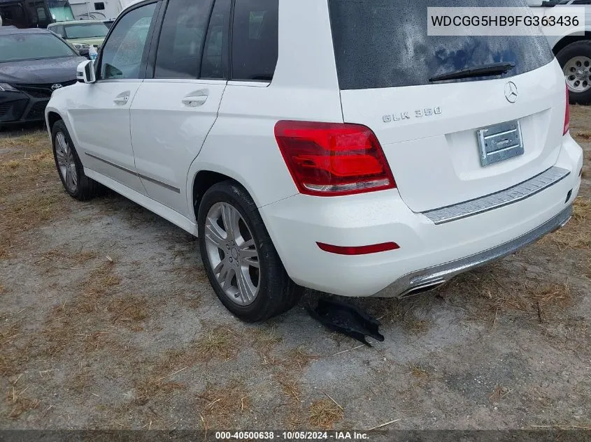 WDCGG5HB9FG363436 2015 Mercedes-Benz Glk 350