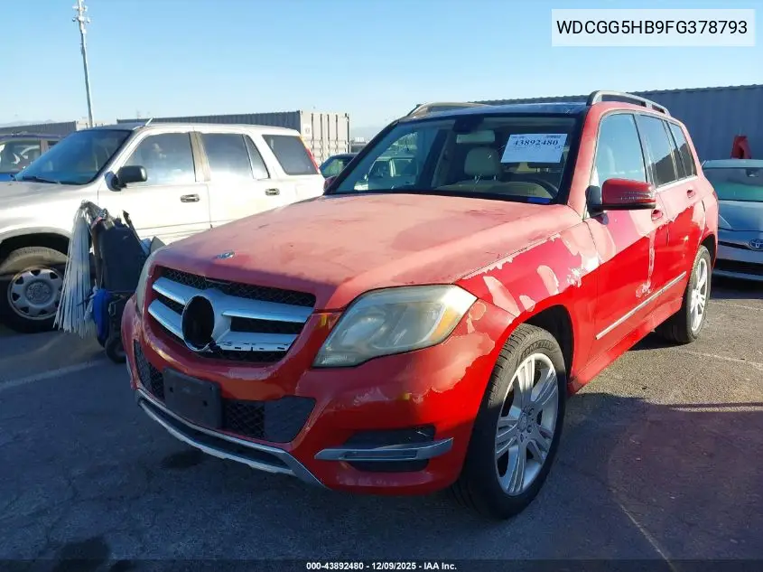 WDCGG5HB9FG378793 2015 Mercedes-Benz Glk 350