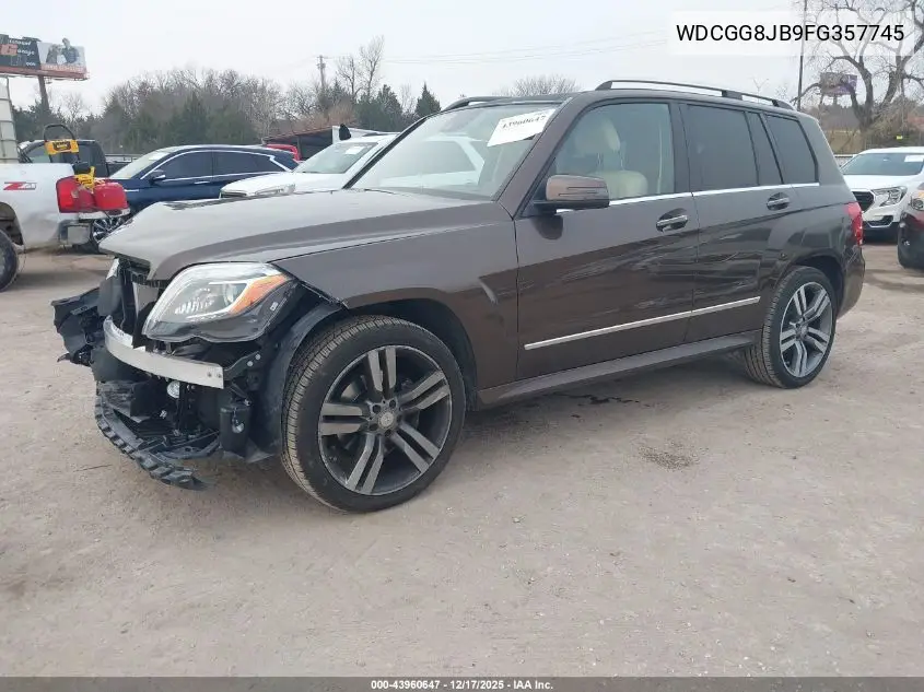 WDCGG8JB9FG357745 2015 Mercedes-Benz Glk 350 4Matic