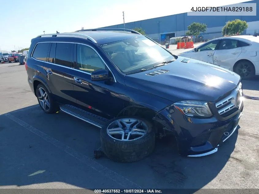 4JGDF7DE1HA829188 2017 Mercedes-Benz Gls 550 4Matic