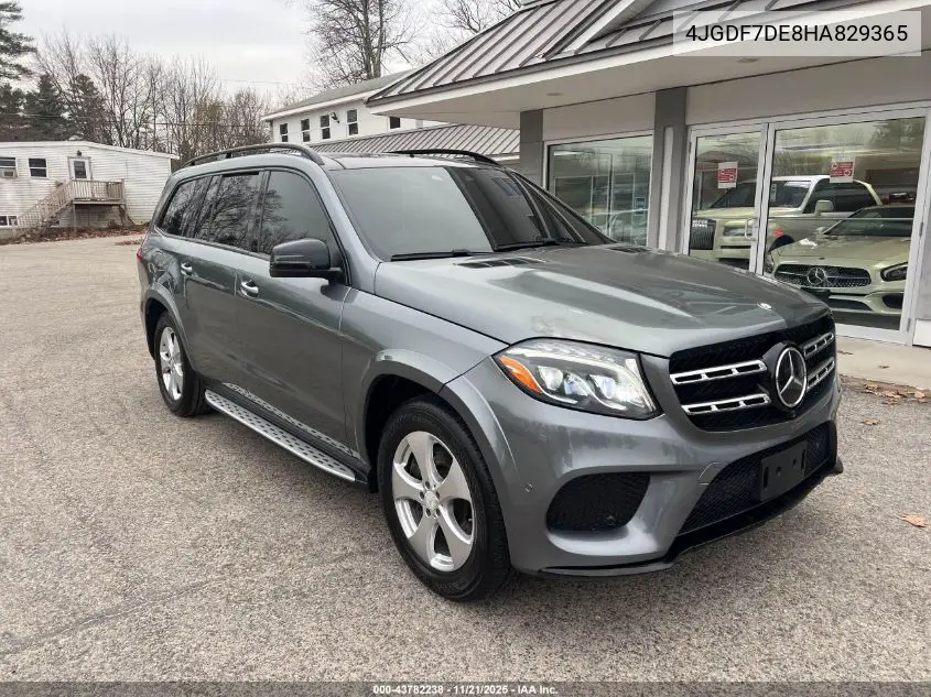 4JGDF7DE8HA829365 2017 Mercedes-Benz Gls 550 4Matic
