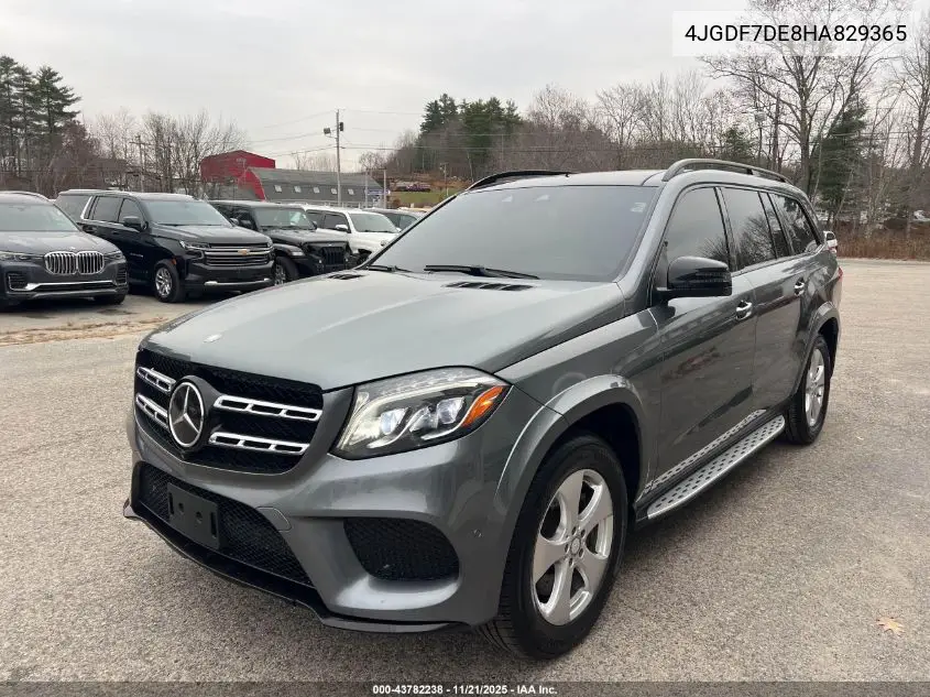 4JGDF7DE8HA829365 2017 Mercedes-Benz Gls 550 4Matic