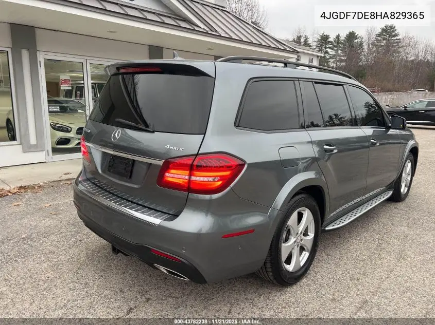 4JGDF7DE8HA829365 2017 Mercedes-Benz Gls 550 4Matic