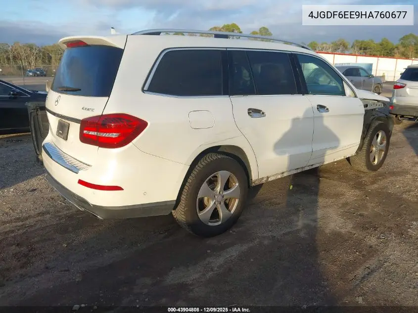 4JGDF6EE9HA760677 2017 Mercedes-Benz Gls 450 4Matic