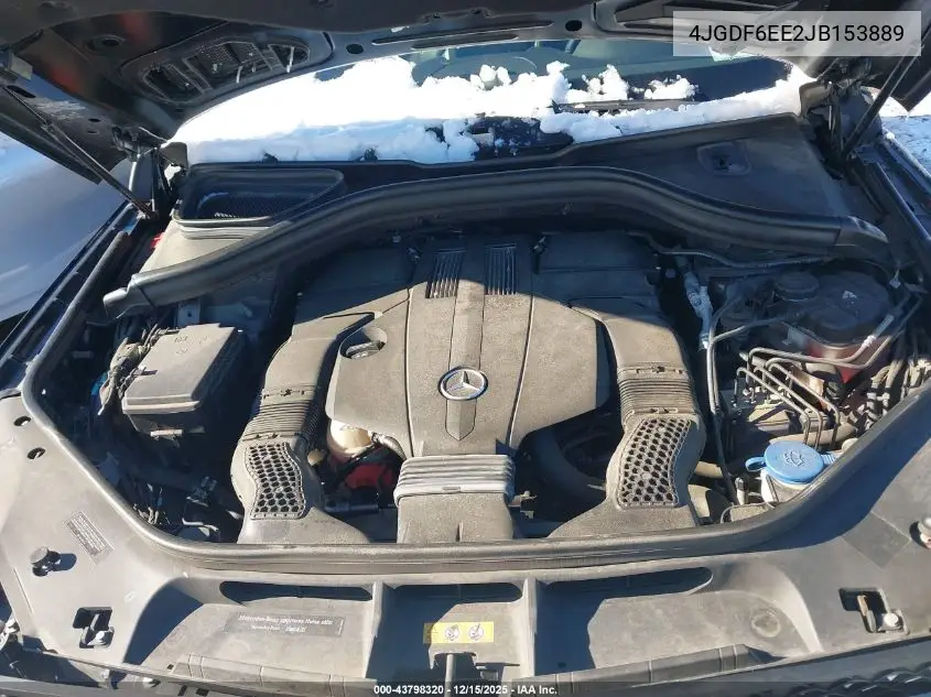 4JGDF6EE2JB153889 2018 Mercedes-Benz Gls 450 4Matic