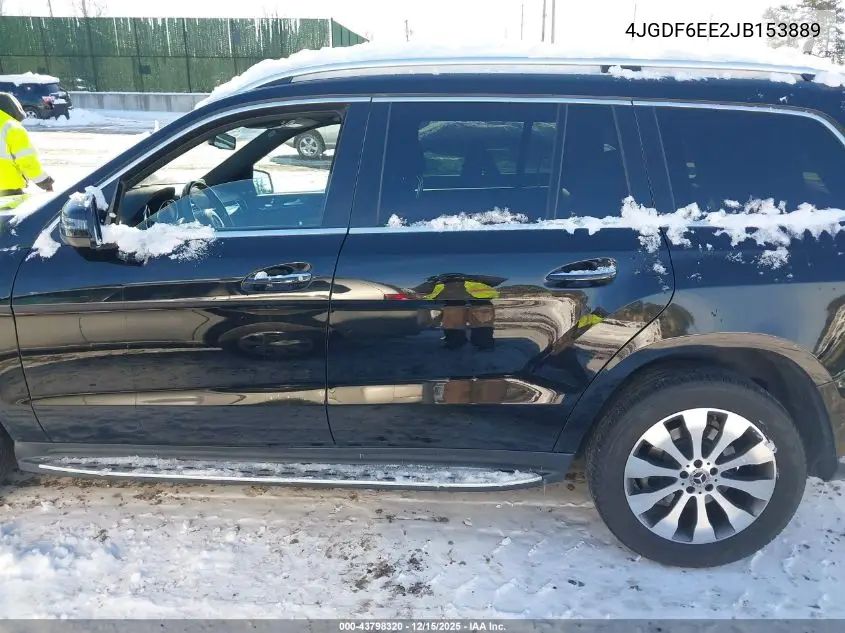 4JGDF6EE2JB153889 2018 Mercedes-Benz Gls 450 4Matic