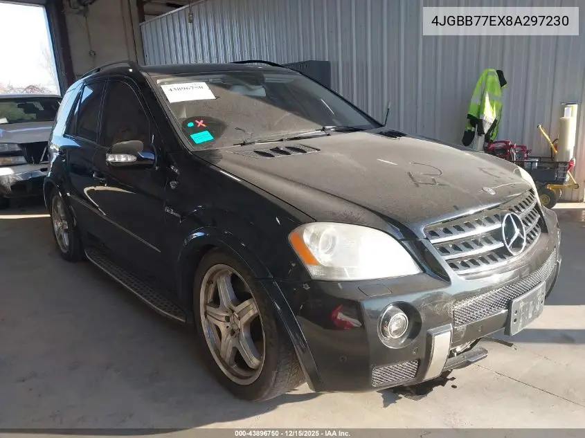 4JGBB77EX8A297230 2008 Mercedes-Benz Ml 63 Amg 4Matic