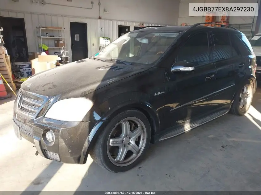4JGBB77EX8A297230 2008 Mercedes-Benz Ml 63 Amg 4Matic