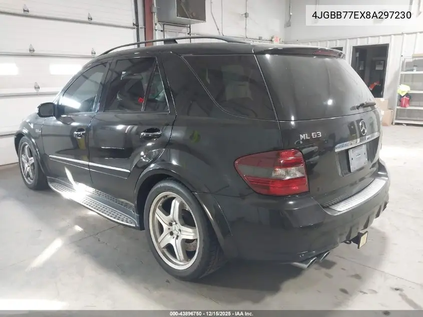 4JGBB77EX8A297230 2008 Mercedes-Benz Ml 63 Amg 4Matic