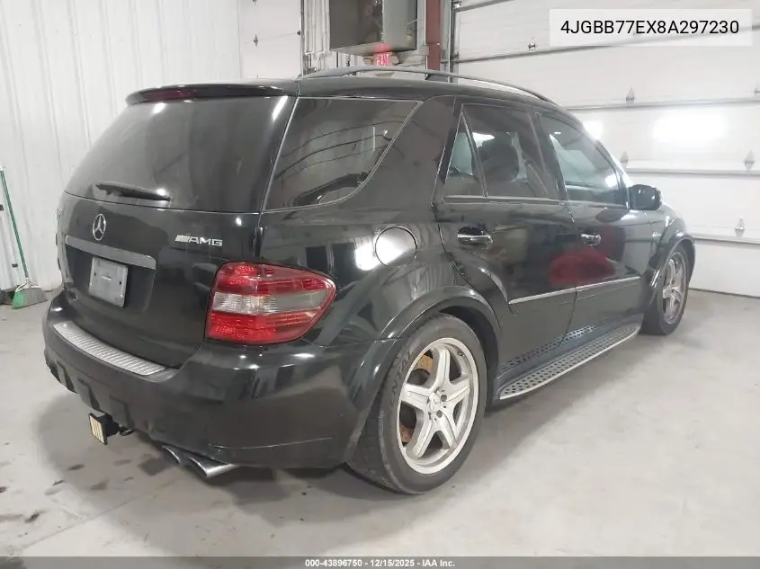 4JGBB77EX8A297230 2008 Mercedes-Benz Ml 63 Amg 4Matic