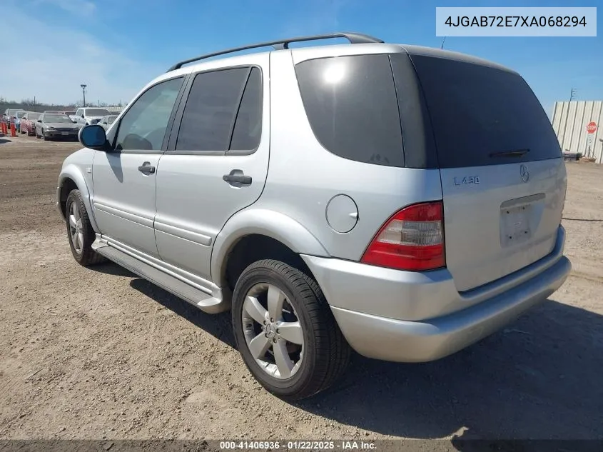 1999 Mercedes-Benz Ml 430 VIN: 4JGAB72E7XA068294 Lot: 41406936