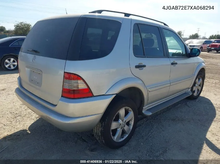 1999 Mercedes-Benz Ml 430 VIN: 4JGAB72E7XA068294 Lot: 41406936